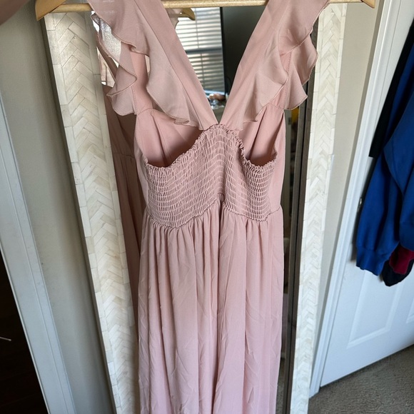 Show Me Your MuMu Dusty Blush Maxi Dress - Picture 3 of 6